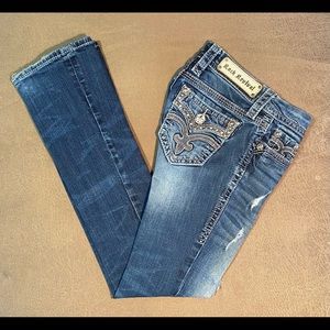 Women’s ROCK REVIVAL Drew Boot Cut Jeans Size 24